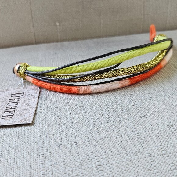 Decree Girls Bracelet Multi Color Fashion Wrist Band Jewelry New - Picture 5 of 12